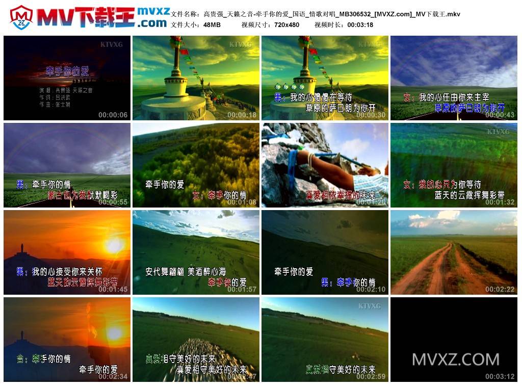高贵强_天籁之音-牵手你的爱_国语_情歌对唱_MB306532